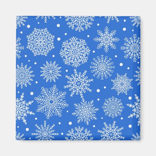 Snowflake patroon magneet (Voorkant)