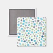 Snowflake patroon magneet (Voorkant / Achterkant)