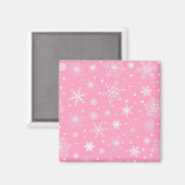 Snowflake patroon magneet (Voorkant / Achterkant)