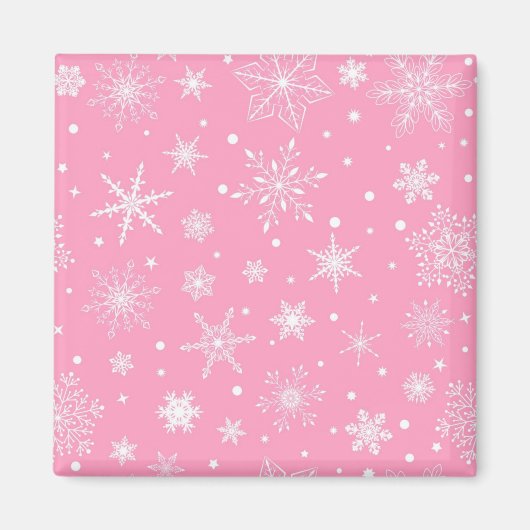 Snowflake patroon magneet (Voorkant)
