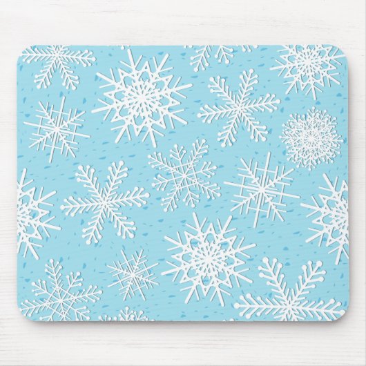 Snowflake patroon muismat (Voorkant)