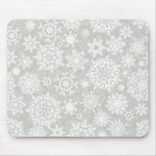 Snowflake patroon muismat