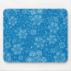 Snowflake patroon muismat
