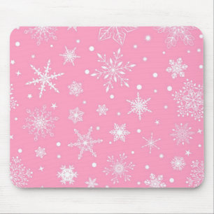 Snowflake patroon muismat