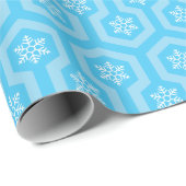 Snowflake Patroon negeren Cadeaupapier (Rol Hoek)