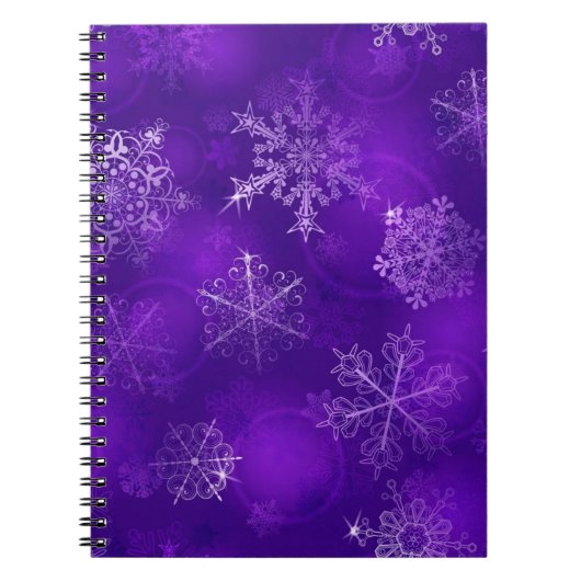 Snowflake patroon notitieboek (Voorkant)