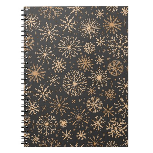 Snowflake patroon notitieboek (Voorkant)