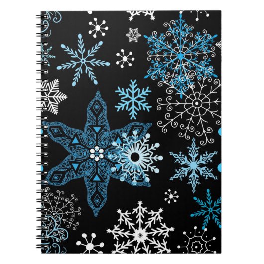 Snowflake patroon notitieboek (Voorkant)