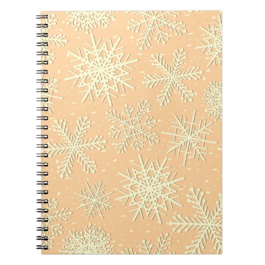 Snowflake patroon notitieboek (Voorkant)