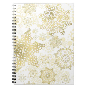 Snowflake patroon notitieboek