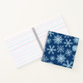 Snowflake patroon notitieboek (Binnen)