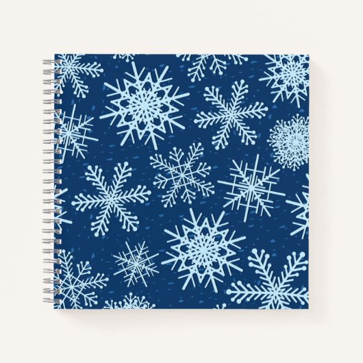 Snowflake patroon notitieboek (Voorkant)