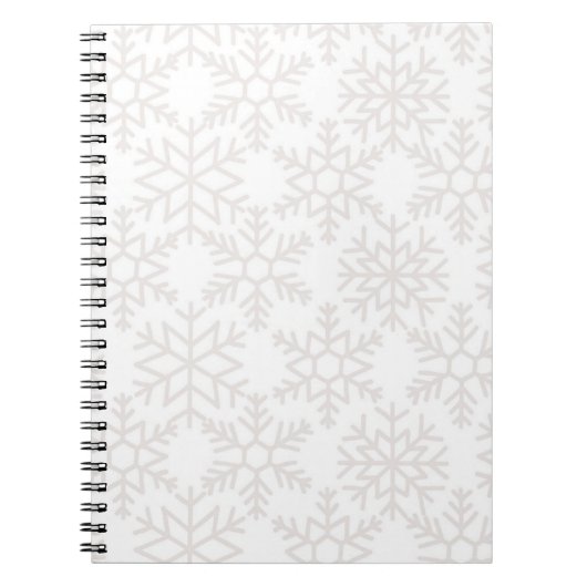 Snowflake patroon notitieboek (Voorkant)