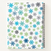 Snowflake patroon notitieboek (Achterkant)