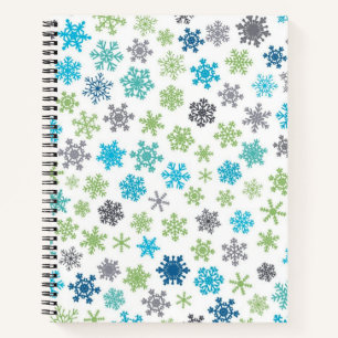 Snowflake patroon notitieboek
