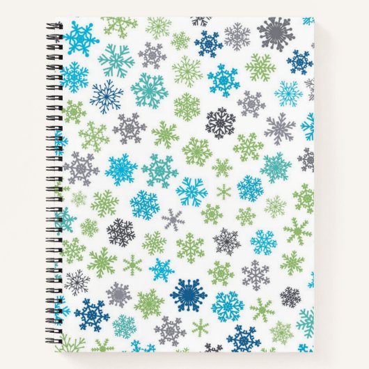 Snowflake patroon notitieboek (Voorkant)