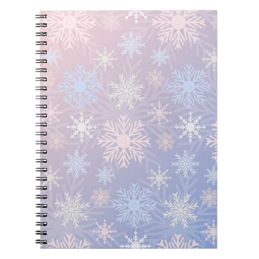 Snowflake patroon notitieboek (Voorkant)