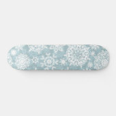 Snowflake patroon persoonlijk skateboard (Horizontaal)