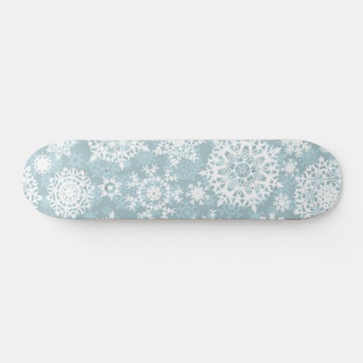 Snowflake patroon persoonlijk skateboard (Horizontaal)