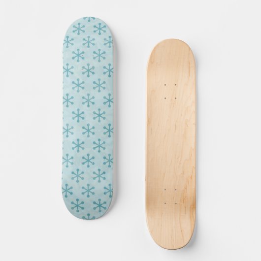Snowflake patroon persoonlijk skateboard (Voorkant)