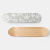 Snowflake patroon persoonlijk skateboard (Horizontaal)