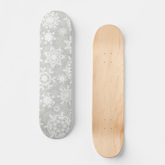 Snowflake patroon persoonlijk skateboard (Voorkant)