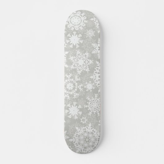 Snowflake patroon persoonlijk skateboard (Voorkant)