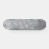Snowflake patroon persoonlijk skateboard (Horizontaal)