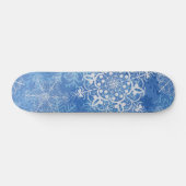 Snowflake patroon persoonlijk skateboard (Horizontaal)