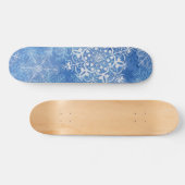 Snowflake patroon persoonlijk skateboard (Horizontaal)