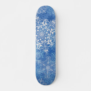 Snowflake patroon persoonlijk skateboard