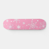 Snowflake patroon persoonlijk skateboard (Horizontaal)