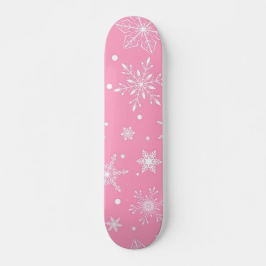 Snowflake patroon persoonlijk skateboard (Voorkant)