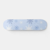 Snowflake patroon persoonlijk skateboard (Horizontaal)