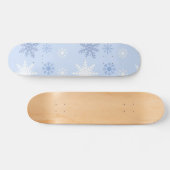 Snowflake patroon persoonlijk skateboard (Horizontaal)