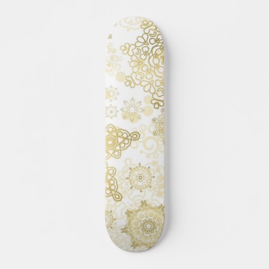 Snowflake patroon persoonlijk skateboard (Voorkant)