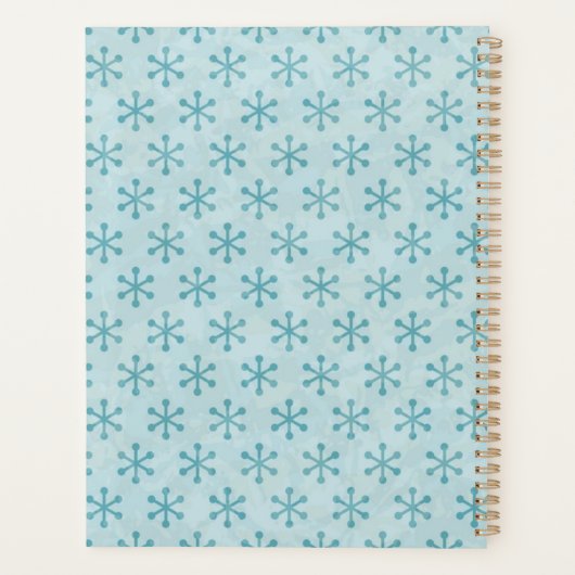 Snowflake patroon planner (Achterkant)