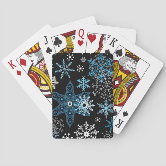 Snowflake patroon pokerkaarten (Achterkant)
