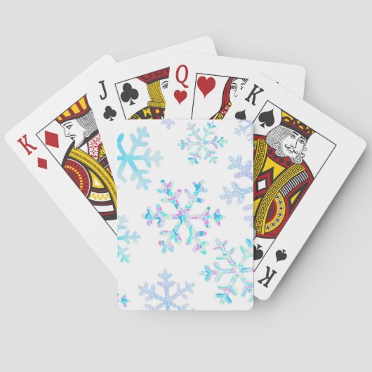 Snowflake patroon pokerkaarten (Achterkant)