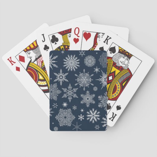 Snowflake patroon pokerkaarten (Achterkant)