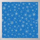 Snowflake patroon poster (Voorkant)