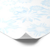 Snowflake patroon poster (Hoek)