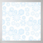 Snowflake patroon poster (Voorkant)