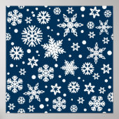 Snowflake patroon poster (Voorkant)