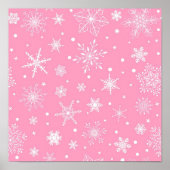 Snowflake patroon poster (Voorkant)