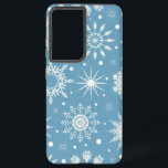 Snowflake patroon samsung galaxy hoesje<br><div class="desc">Voor echte liefhebbers van sneeuwvlokken</div>