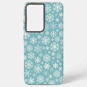 Snowflake patroon samsung galaxy hoesje (Achterkant)