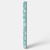 Snowflake patroon samsung galaxy hoesje (Achterkant horizontaal)