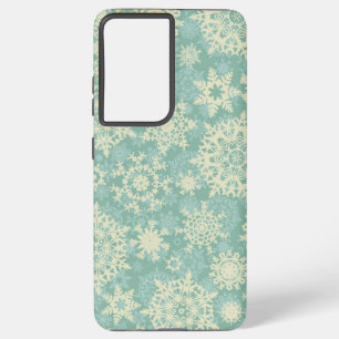 Snowflake patroon samsung galaxy hoesje