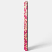 Snowflake patroon samsung galaxy hoesje (Achterkant horizontaal)